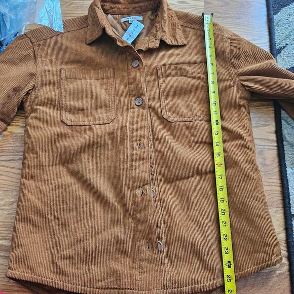 PacSun Brown Corduroy Shacket  Size XS/S - Picture 5 of 7